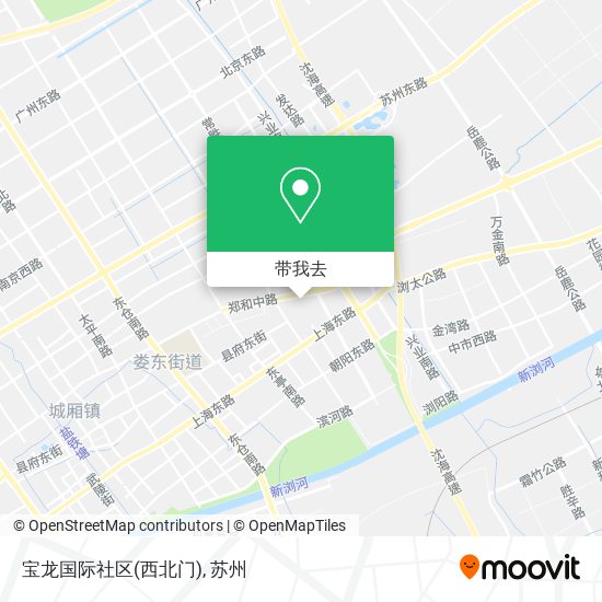 宝龙国际社区(西北门)地图