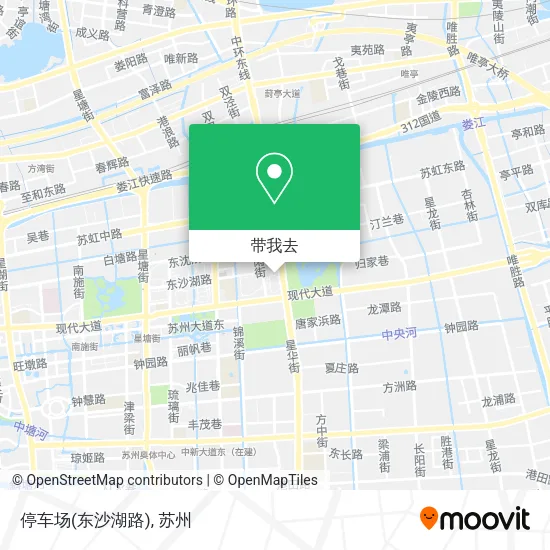 停车场(东沙湖路)地图