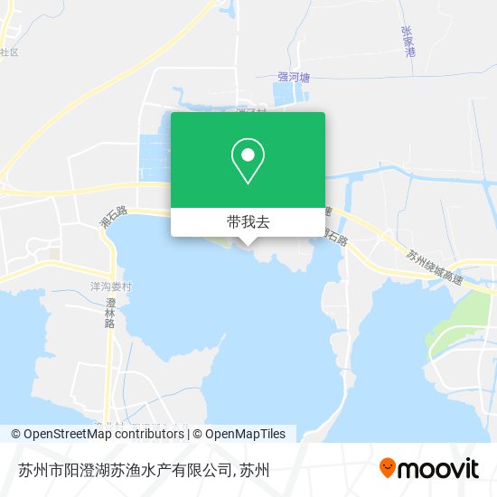 苏州市阳澄湖苏渔水产有限公司地图