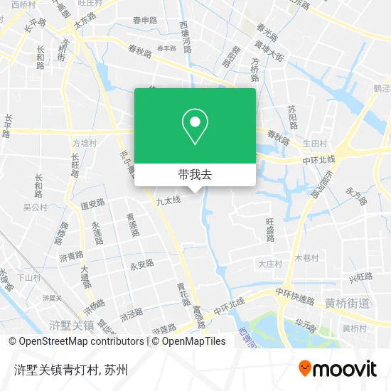 浒墅关镇青灯村地图