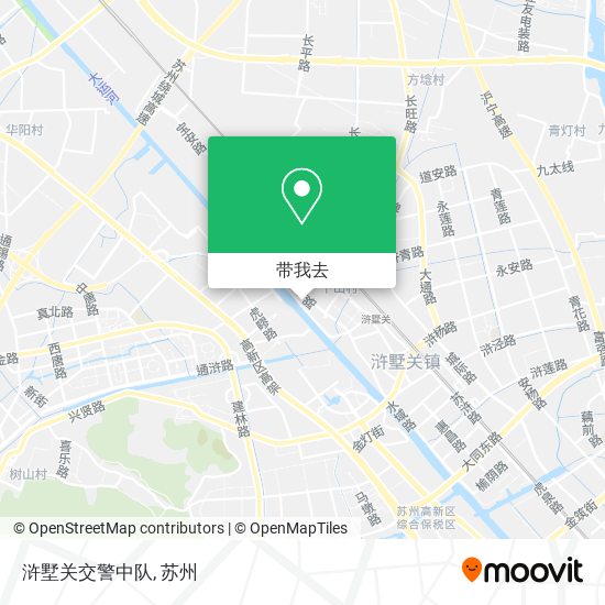 浒墅关交警中队地图