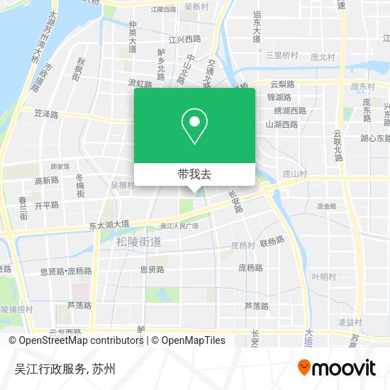 吴江行政服务地图