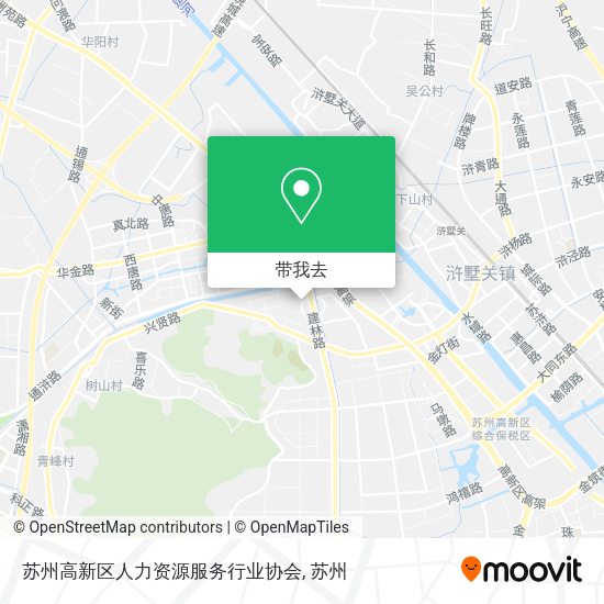 苏州高新区人力资源服务行业协会地图