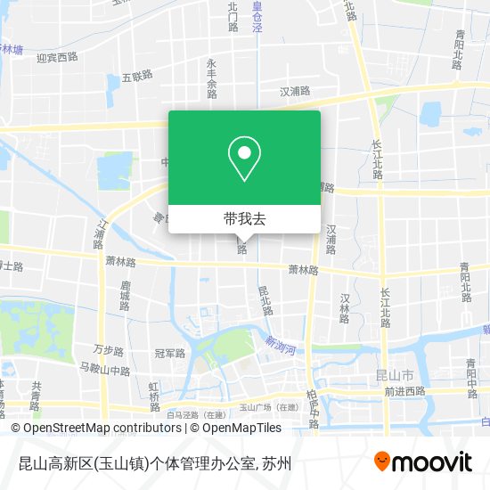 昆山高新区(玉山镇)个体管理办公室地图