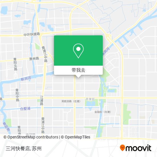 三河快餐店地图