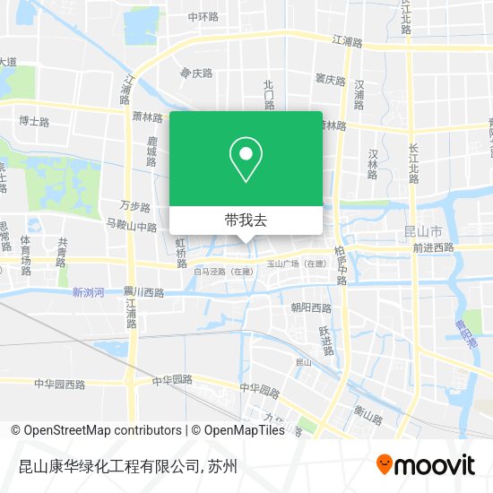 昆山康华绿化工程有限公司地图