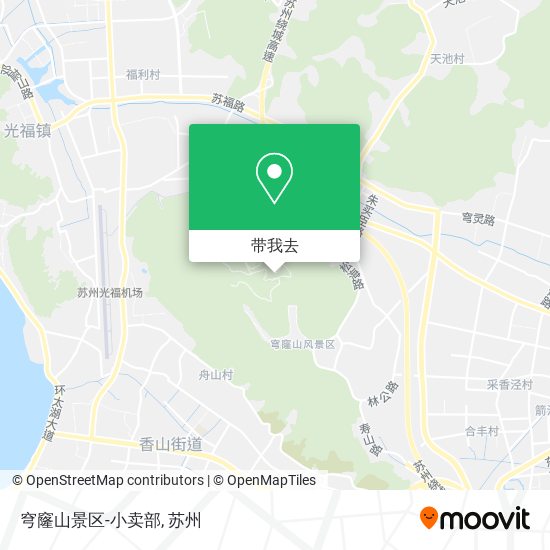 穹窿山景区-小卖部地图