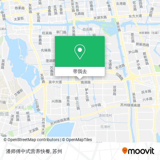 潘师傅中式营养快餐地图
