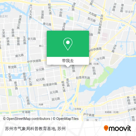苏州市气象局科普教育基地地图