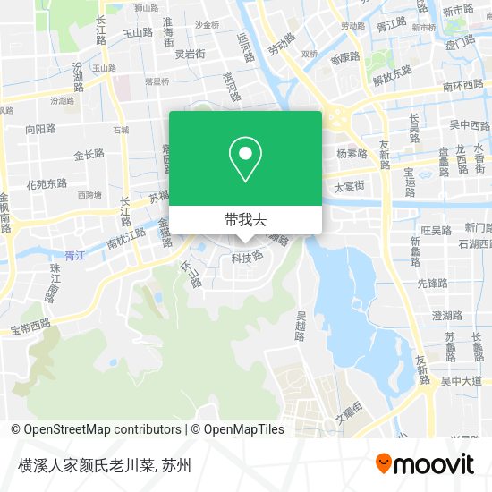 横溪人家颜氏老川菜地图