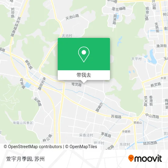 萱宇月季园地图