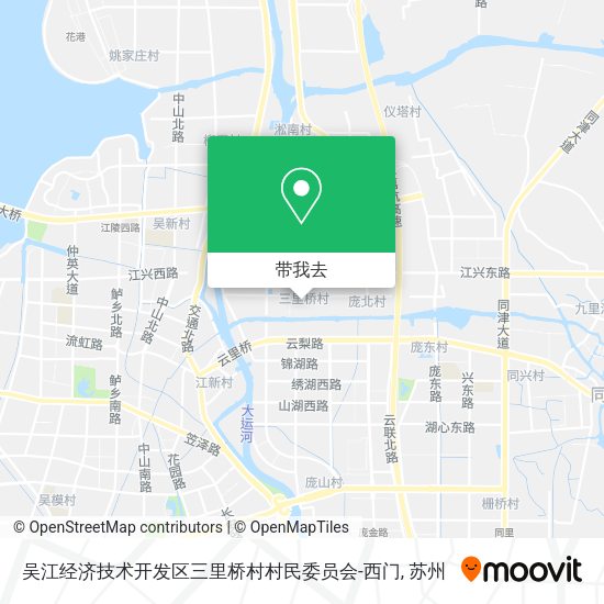 吴江经济技术开发区三里桥村村民委员会-西门地图