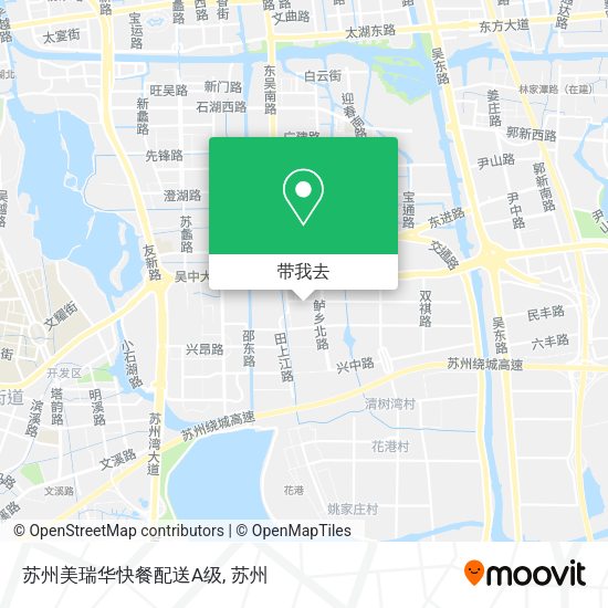 苏州美瑞华快餐配送A级地图