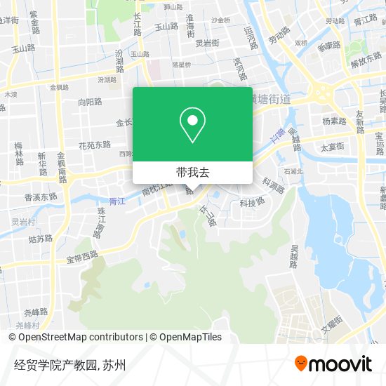 经贸学院产教园地图