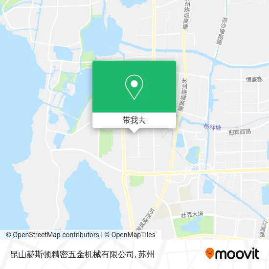 昆山赫斯顿精密五金机械有限公司地图