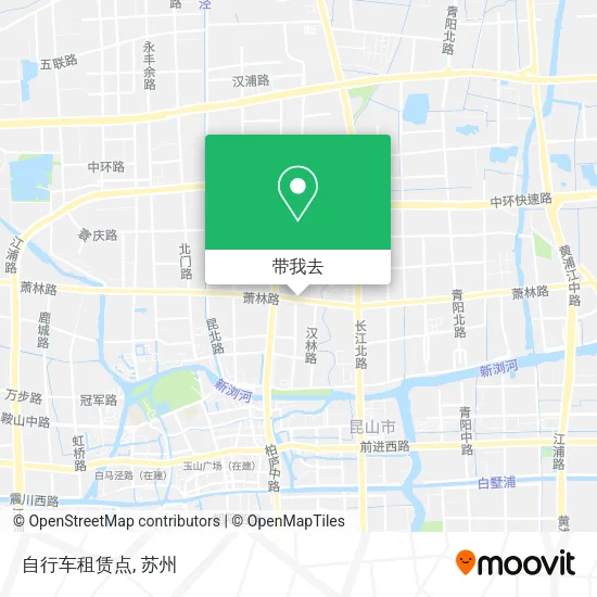 自行车租赁点地图