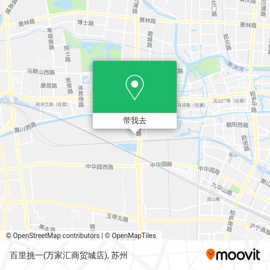 百里挑一(万家汇商贸城店)地图