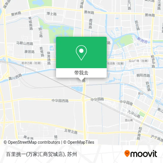 百里挑一(万家汇商贸城店)地图