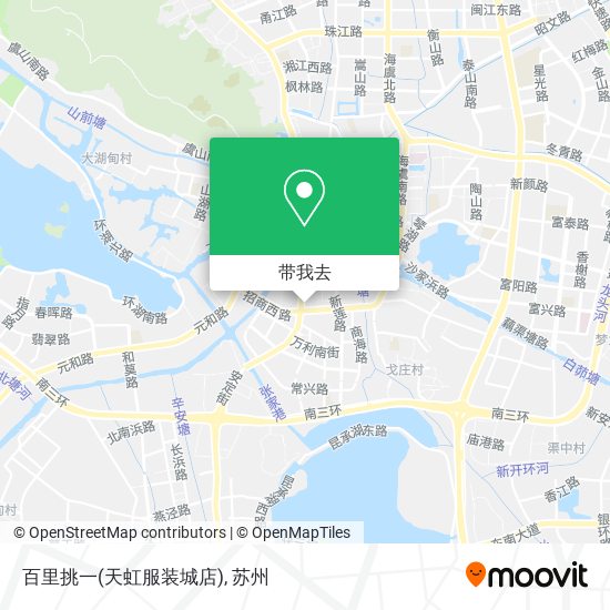 百里挑一(天虹服装城店)地图