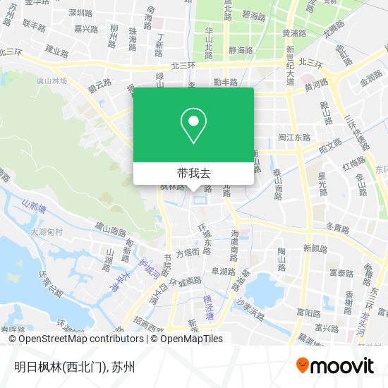 明日枫林(西北门)地图