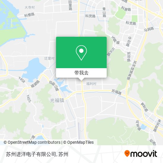 苏州进洋电子有限公司地图