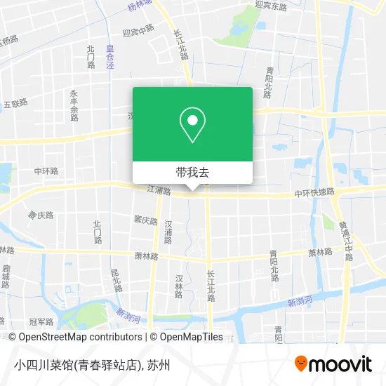 小四川菜馆(青春驿站店)地图