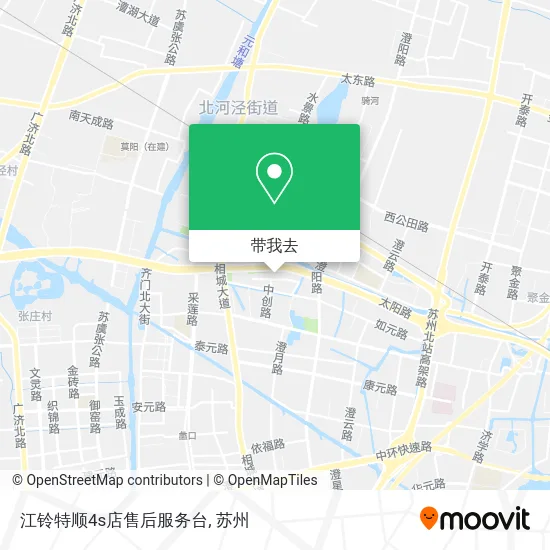 江铃特顺4s店售后服务台地图