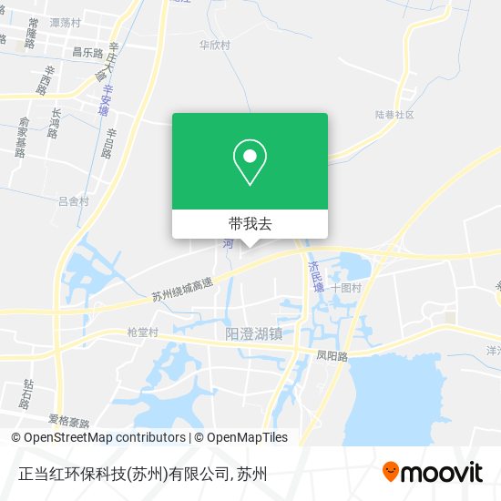 正当红环保科技(苏州)有限公司地图