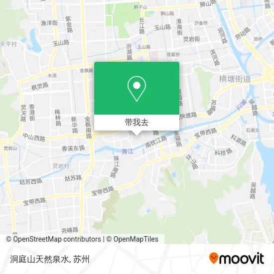 洞庭山天然泉水地图