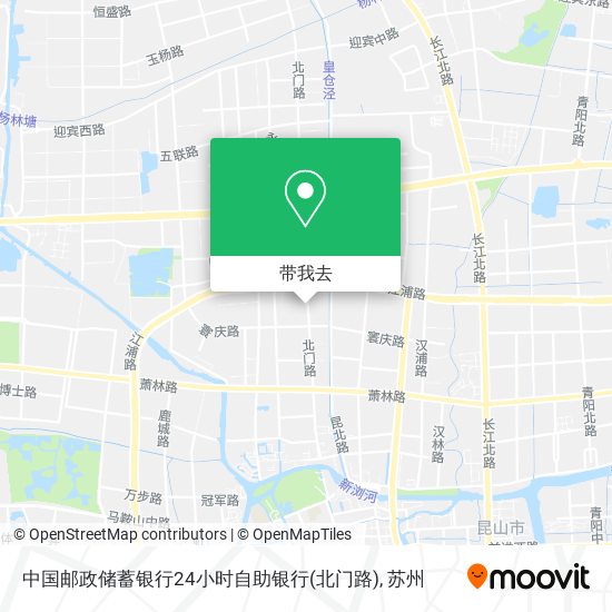 中国邮政储蓄银行24小时自助银行(北门路)地图