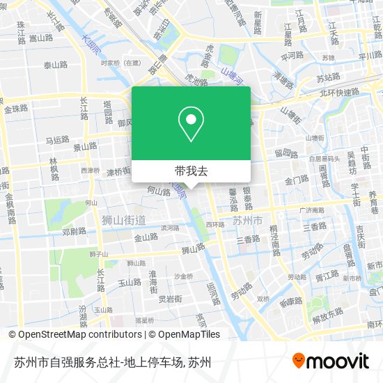 苏州市自强服务总社-地上停车场地图