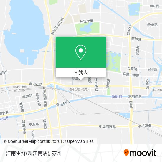 江南生鲜(新江南店)地图