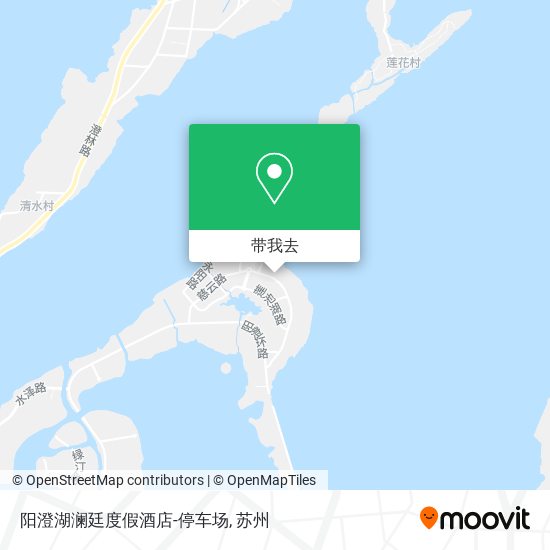 阳澄湖澜廷度假酒店-停车场地图