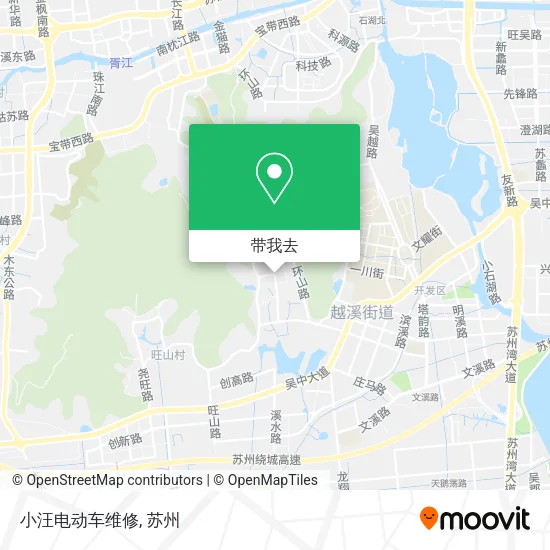 小汪电动车维修地图