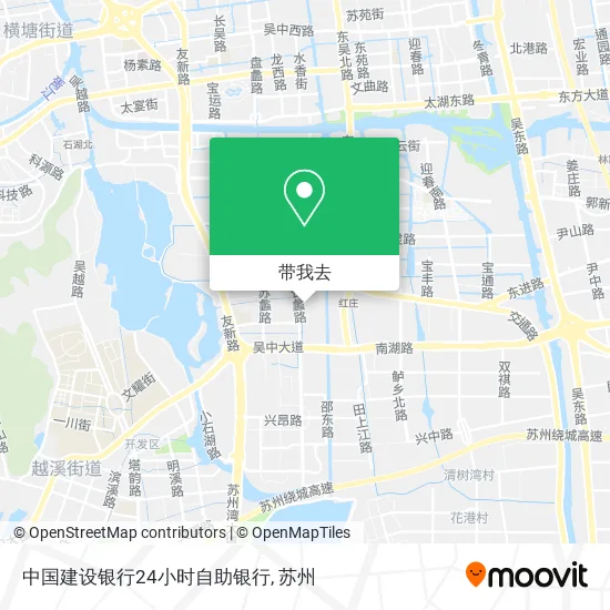 中国建设银行24小时自助银行地图