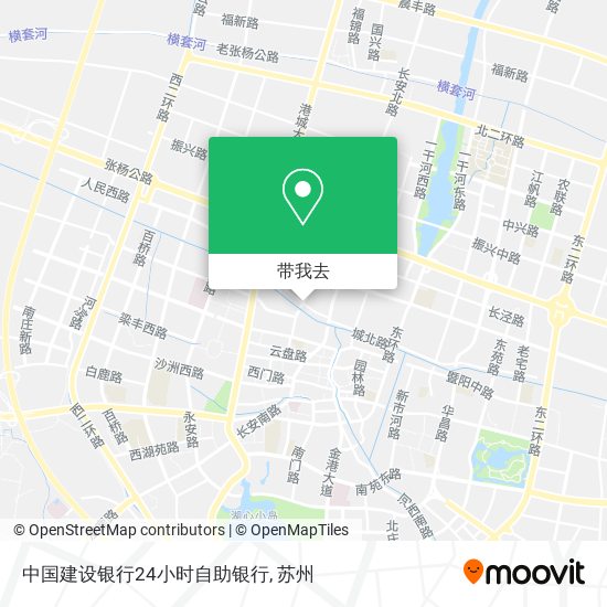 中国建设银行24小时自助银行地图
