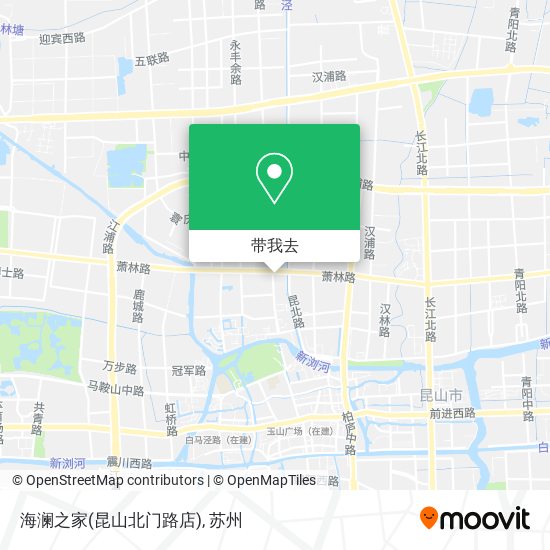 海澜之家(昆山北门路店)地图