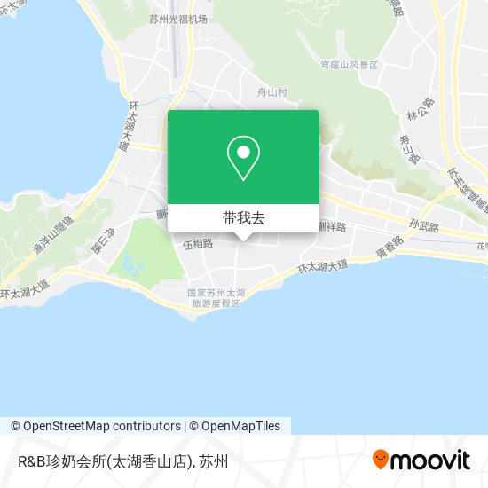 R&B珍奶会所(太湖香山店)地图