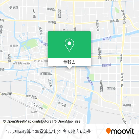 台北国际心算金算堂算盘街(金鹰天地店)地图