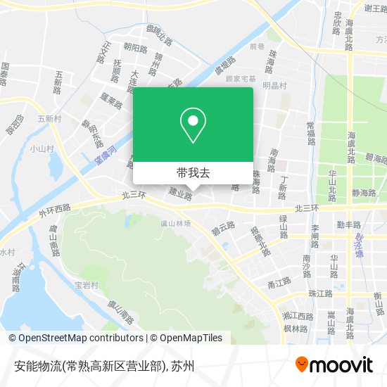 安能物流(常熟高新区营业部)地图
