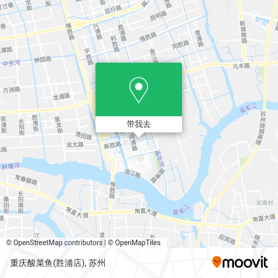 重庆酸菜鱼(胜浦店)地图