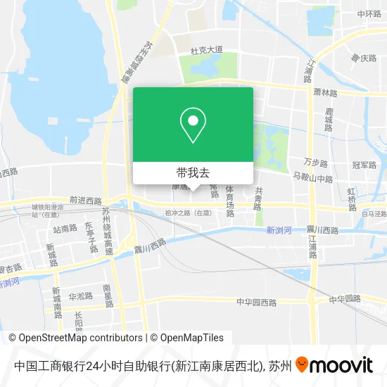 中国工商银行24小时自助银行(新江南康居西北)地图