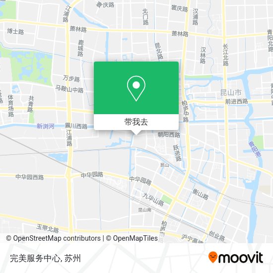 完美服务中心地图