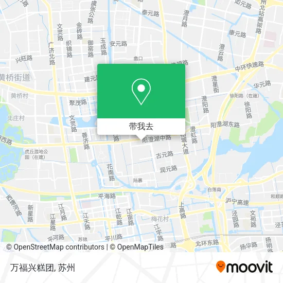 万福兴糕团地图