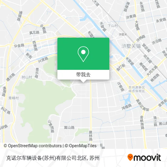 克诺尔车辆设备(苏州)有限公司北区地图