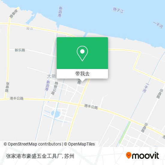 张家港市豪盛五金工具厂地图