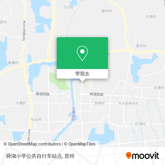 舜湖小学公共自行车站点地图