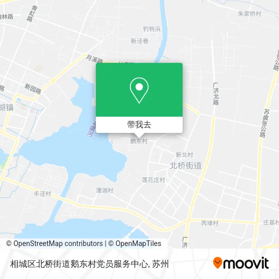 相城区北桥街道鹅东村党员服务中心地图