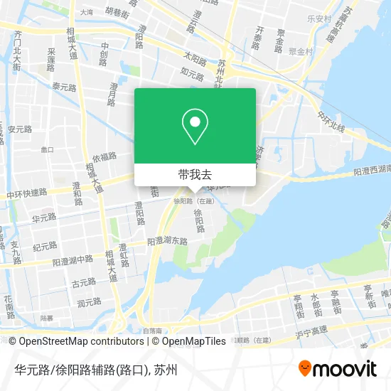 华元路/徐阳路辅路(路口)地图
