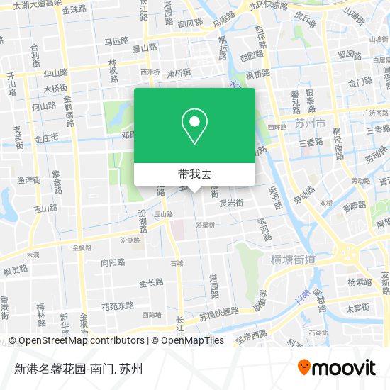 新港名馨花园-南门地图